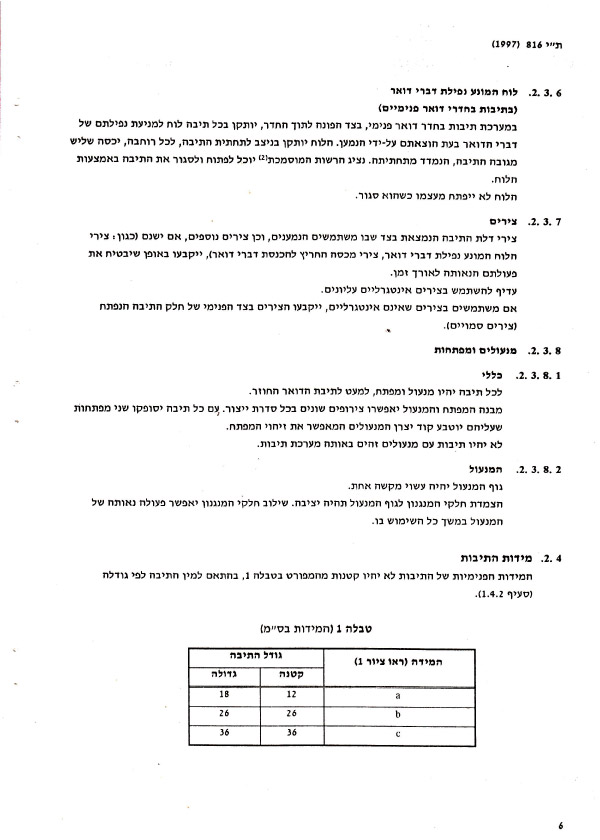 תקן ישראלי עמוד 11